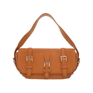 Loewe Senda brown leather shoulder bag